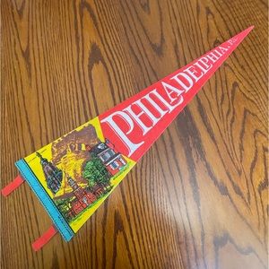 Souvenir pennant Philadelphia PA Philly